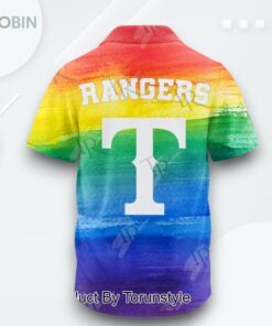 Texas Rangers X Pride Month Limited Edition Hawaiian Shirt