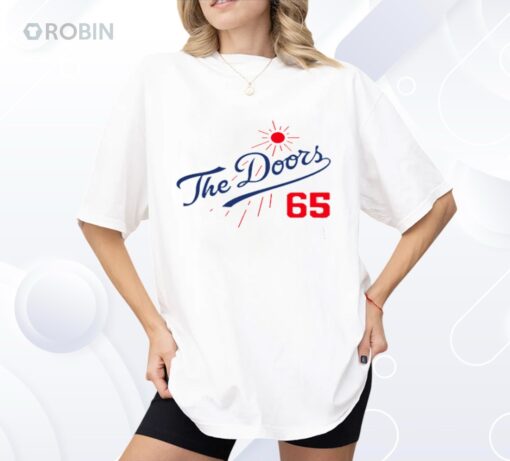 The Doors Summer Baseball 65 Los Angeles Dodgers Shirt