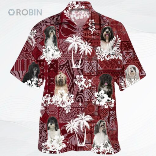 Tibetan Terrier Hawaiian Shirt