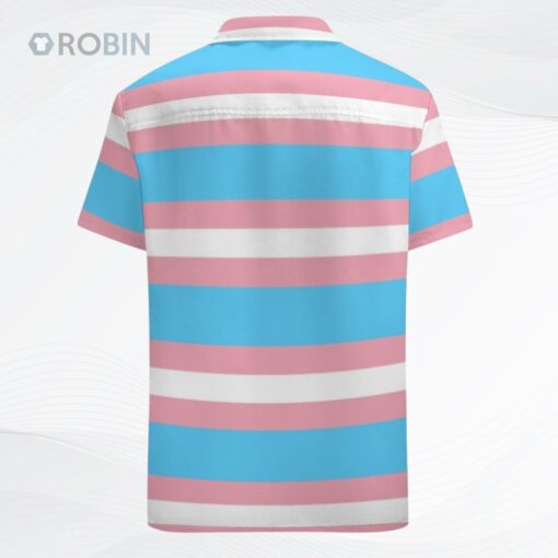Transgender Pride Flag Lgbt Rainbow Tropical Hawaii Beach Shirts