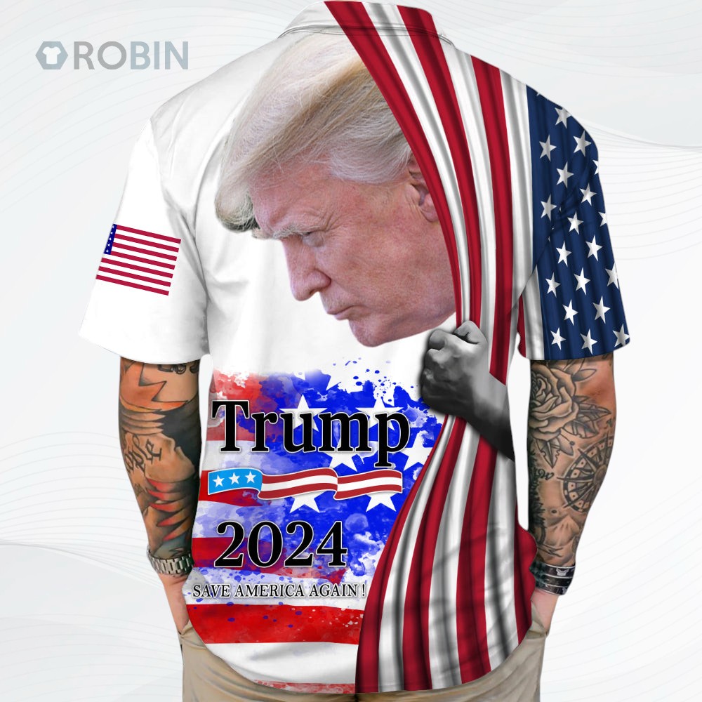 Trump 2024 Save America Again Hawaii Shirt   Hawaii Shirt for Supporters Trump Trump 2024 Save America Again Hawaii Shirt   Hawaii Shirt for Supporters Trump