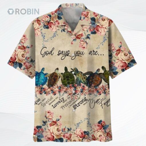 Turtle Pattern Hawaiian Shirt 3D Full Print, Aloha Turtle Beach Shirts, Hawaiian Shirt For Turtle Lovers