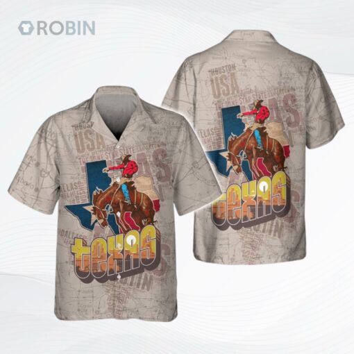 Usa Pride Texas Hawaiian Shirt For Adults, Texas 3D Full Printing Hawaiian Aloha Beach Shirts