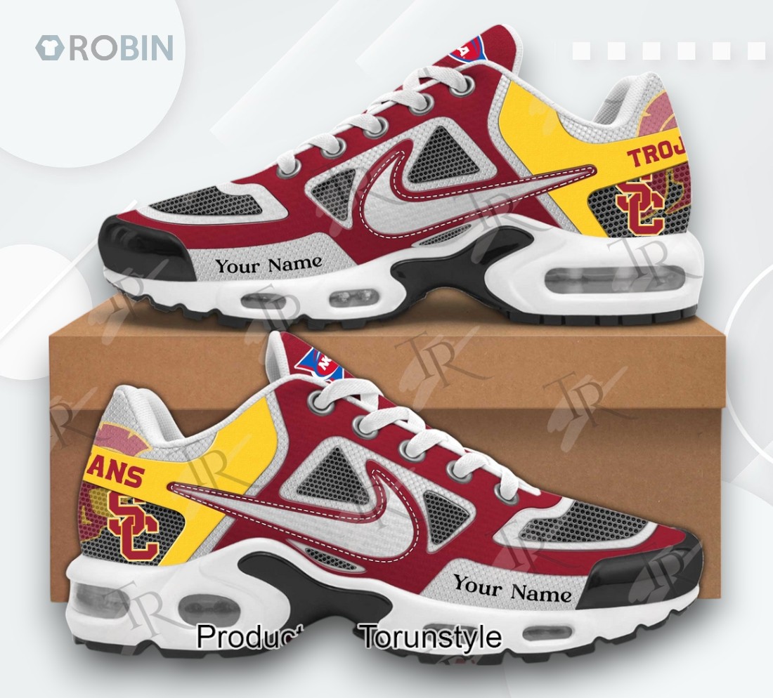 USC Trojans New Design 2025 Custom Name Sneaker Air Cushion USC Trojans New Design 2025 Custom Name Sneaker Air Cushion