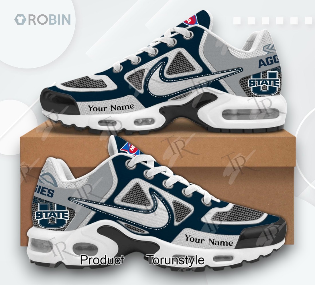 Utah State Aggies New Design 2025 Custom Name Limited Edition Sneaker Air Cushion Utah State Aggies New Design 2025 Custom Name Limited Edition Sneaker Air Cushion