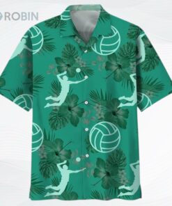 Volleyball Kelly Green Hawaiian Shirts, Volleyball Hawaii Aloha Beach Shirts Volleyball Kelly Green Hawaiian Shirts, Volleyball Hawaii Aloha Beach Shirts