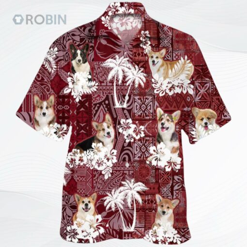 Welsh Corgi Hawaiian Shirt, Dog Corgi Hawaii Aloha Beach Shirt