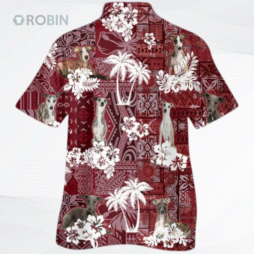 Whippet Hawaiian Shirt, Summer Gift To Dog Lovers