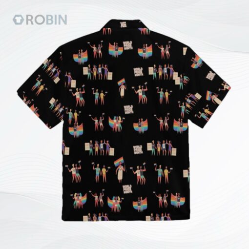 World Pride Month Hawaiian Full Print Shirt, Beach Hawaii Lgbt Pride Shirt, Support Lgbt Pride Month Gifts