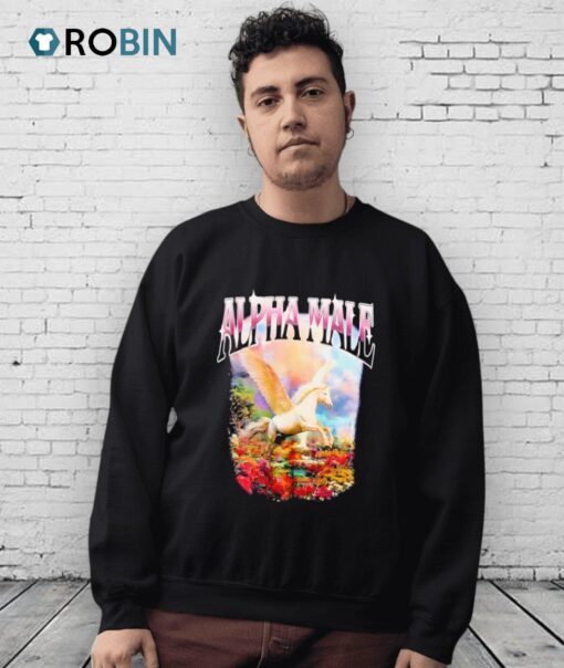 Alpha Male Unicorn Graphic Shirt