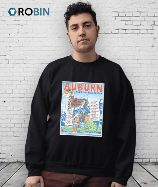 Auburn Football 2025 Season Shirt