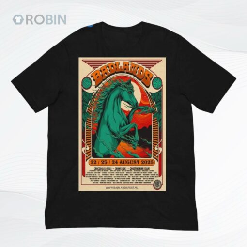 BadLands Music Festival Calgary, AB 2025  Poster Shirt