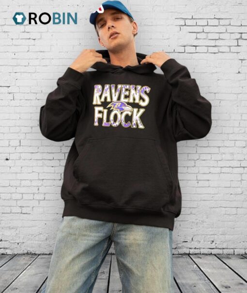 Baltimore Ravens Football Ravens Flock Shirt