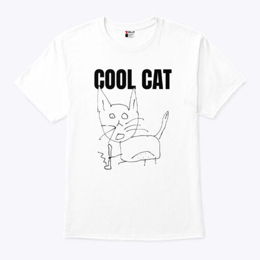Cool Cat And Skateboard Shirt