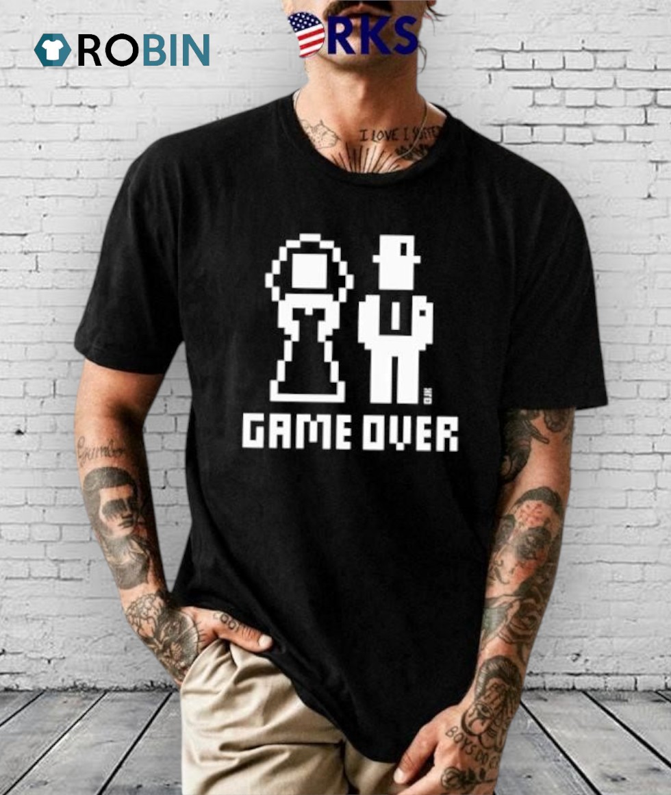 Game Over Poly Cotton Shirt Game Over Poly Cotton Shirt