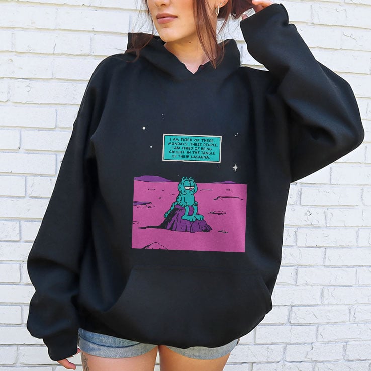 Garfield I Am Tired Of These Mondays Shirt Garfield I Am Tired Of These Mondays Shirt