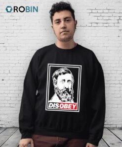Henry David Throeau Disobey Shirt