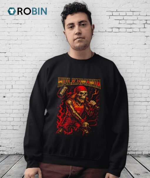 Hulkamania Skeleton Graphic Shirt