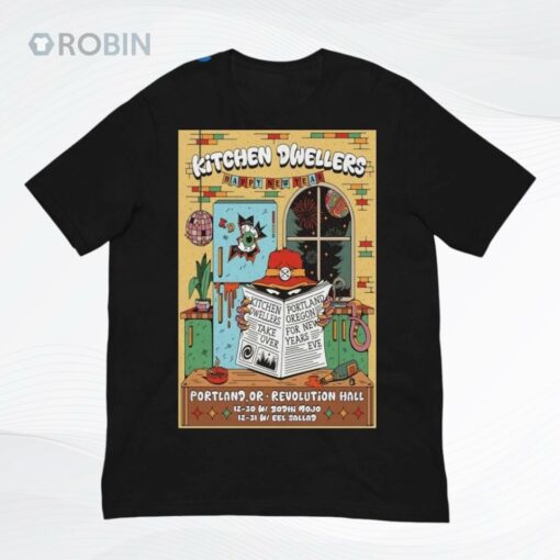 Kitchen Dwellers Poster Portland, OR 2025 Poster Shirt