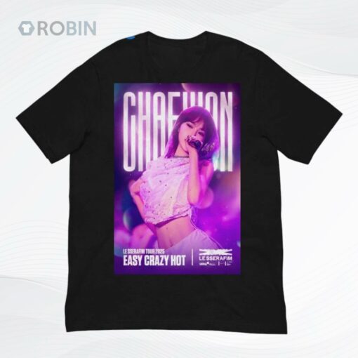 LE SSERAFIM Easy Crazy Hot Poster Shirt