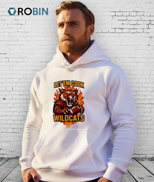 Let ’em Cook Wildcats Football Mascot Shirt