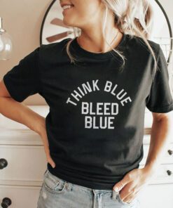 Los Angeles Dodgers Think Blue Bleed Blue Shirt