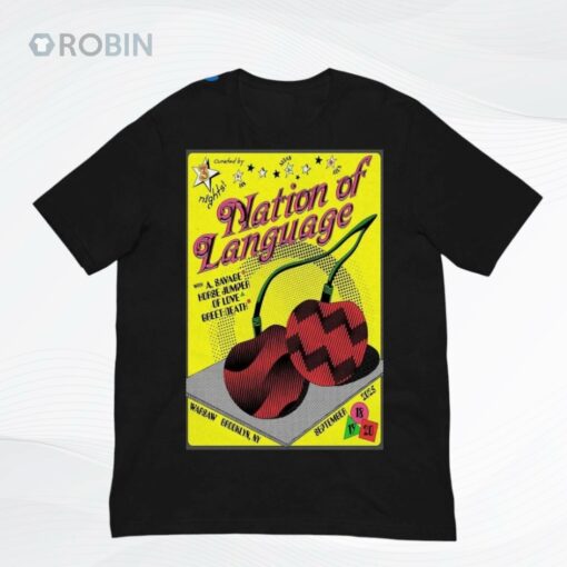 Nation of Language Brooklyn NY Sep 18, 2025 Tour Poster Shirt