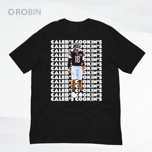 Official Chicago Bears Caleb’s cookin’ Shirt