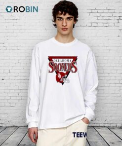 Oklahoma Sooners Helmet Triangle Shirt