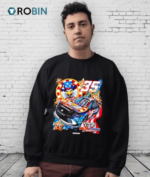 Riley Herbst 23xi Racing Chumba Casino Graphic Shirt