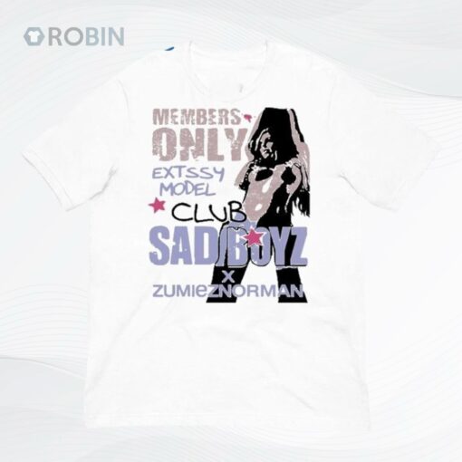 Sad Boyz & Zumiez Norman Members Only Ext Ssy Model 2025 Shirt