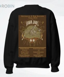 Shawn James Australia And New Zealand 2025 Tour Poster Shirt