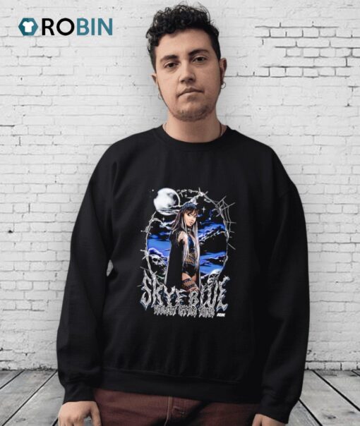 Skye Blue Violent Little Thing Metal Graphic Shirt