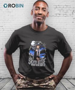 Skye Blue Violent Little Thing Metal Graphic Shirt