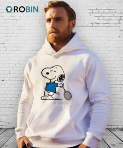 Snoopy Tennis Player Cartoon Shirt