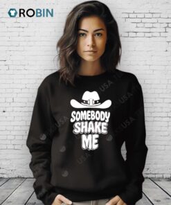 Somebody Shake Hat Baseball Shirt