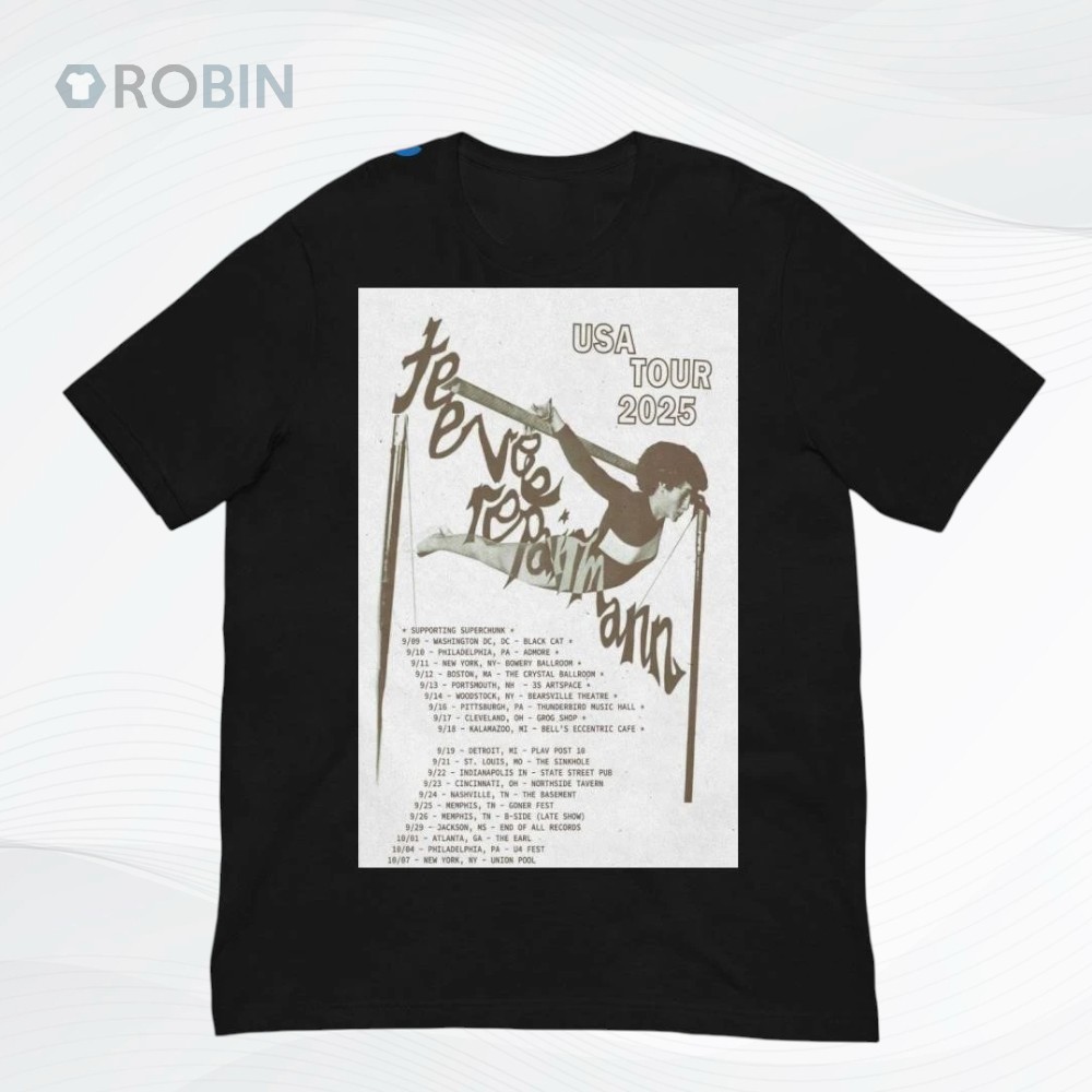 Tee Vee Repairmann USA Tour 2025 Poster Shirt Tee Vee Repairmann USA Tour 2025 Poster Shirt