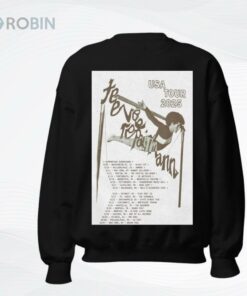 Tee Vee Repairmann USA Tour 2025 Poster Shirt Tee Vee Repairmann USA Tour 2025 Poster Shirt