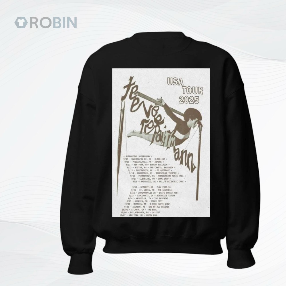 Tee Vee Repairmann USA Tour 2025 Poster Shirt Tee Vee Repairmann USA Tour 2025 Poster Shirt