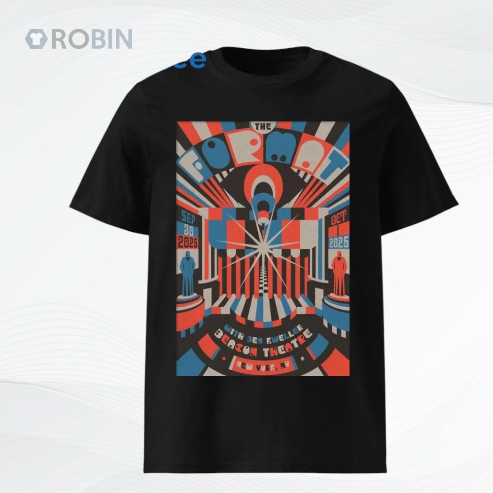 The Format NYC Shows Sept 30 Oct 1 2025 Poster Shirt The Format NYC Shows Sept 30 Oct 1 2025 Poster Shirt