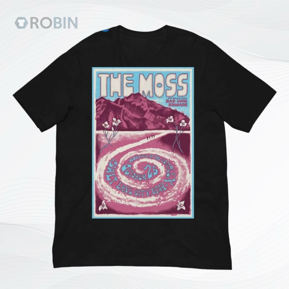 The Moss Salt Lake City Tour On Oct 25 2025 Poster Shirt The Moss Salt Lake City Tour On Oct 25 2025 Poster Shirt