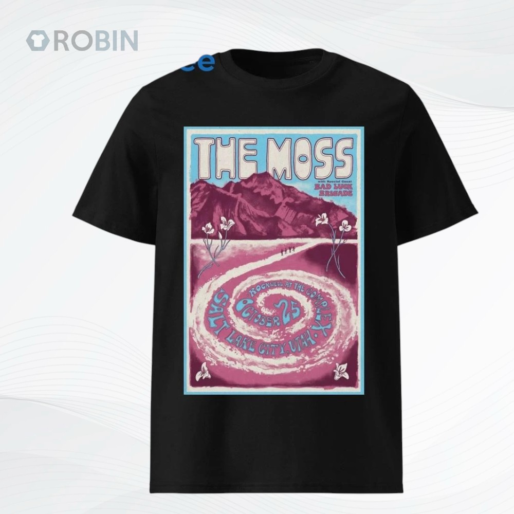 The Moss Salt Lake City Tour On Oct 25 2025 Poster Shirt The Moss Salt Lake City Tour On Oct 25 2025 Poster Shirt