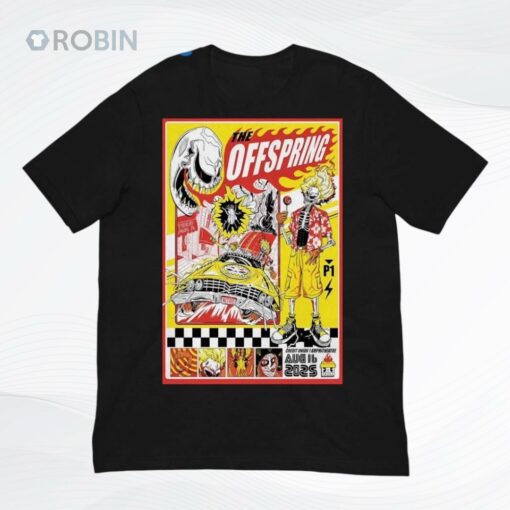 The Offspring On Aug 16 2025 At Credit Union 1 Amphitheatre In Tinley Park IL Poster Shirt