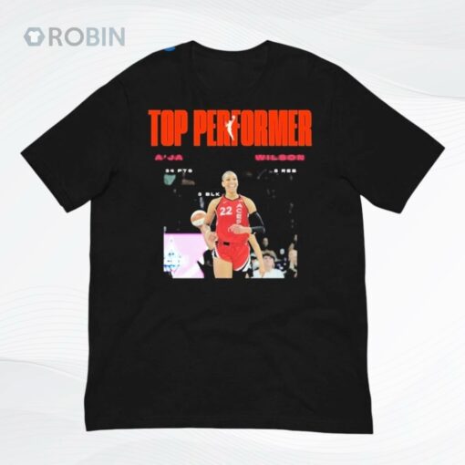 Top Performer A’ja Wilson 34 Pts 8 Reb 3 Blk Shirt