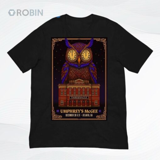 Umphrey’s McGee Dec 30 31 2025 Tabernacle Atlanta GA Poster Shirt