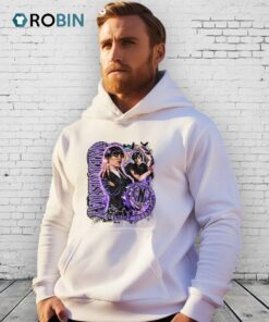 Wednesday Nevermore Bleached Shirt