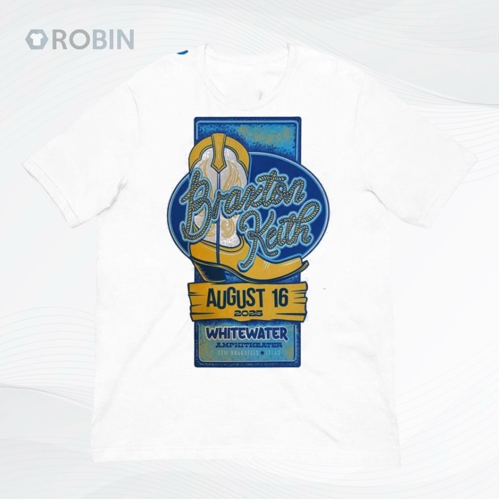 Whitewater Amphitheater in New Braunfels, TX Event 2025 Braxton Keith Shirt Whitewater Amphitheater in New Braunfels, TX Event 2025 Braxton Keith Shirt