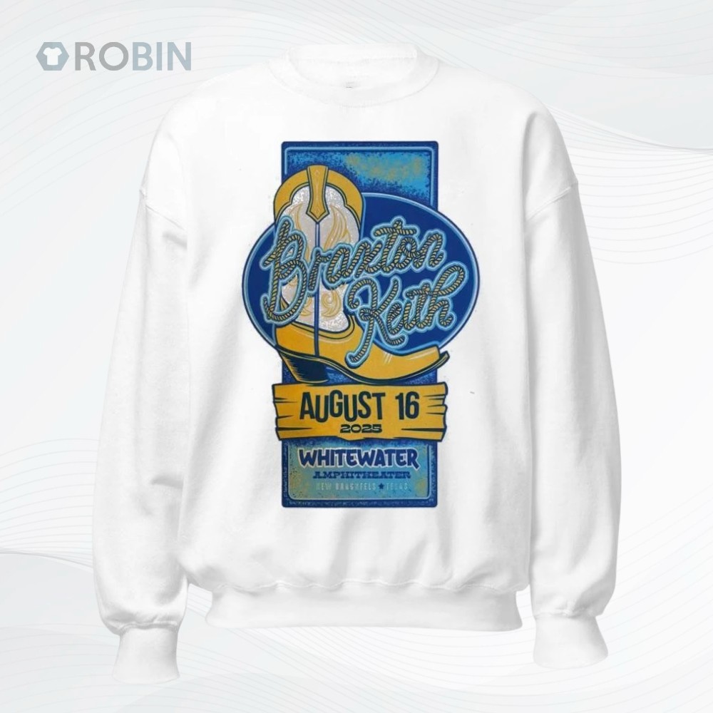 Whitewater Amphitheater in New Braunfels, TX Event 2025 Braxton Keith Shirt Whitewater Amphitheater in New Braunfels, TX Event 2025 Braxton Keith Shirt