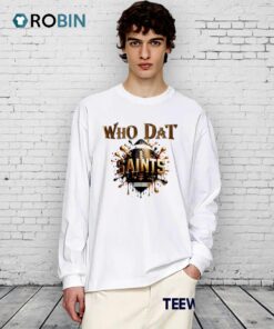Who Dat Saints Football Game Day Shirt