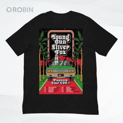 Young Gun Silver Fox Tour 2025 Poster Shirt